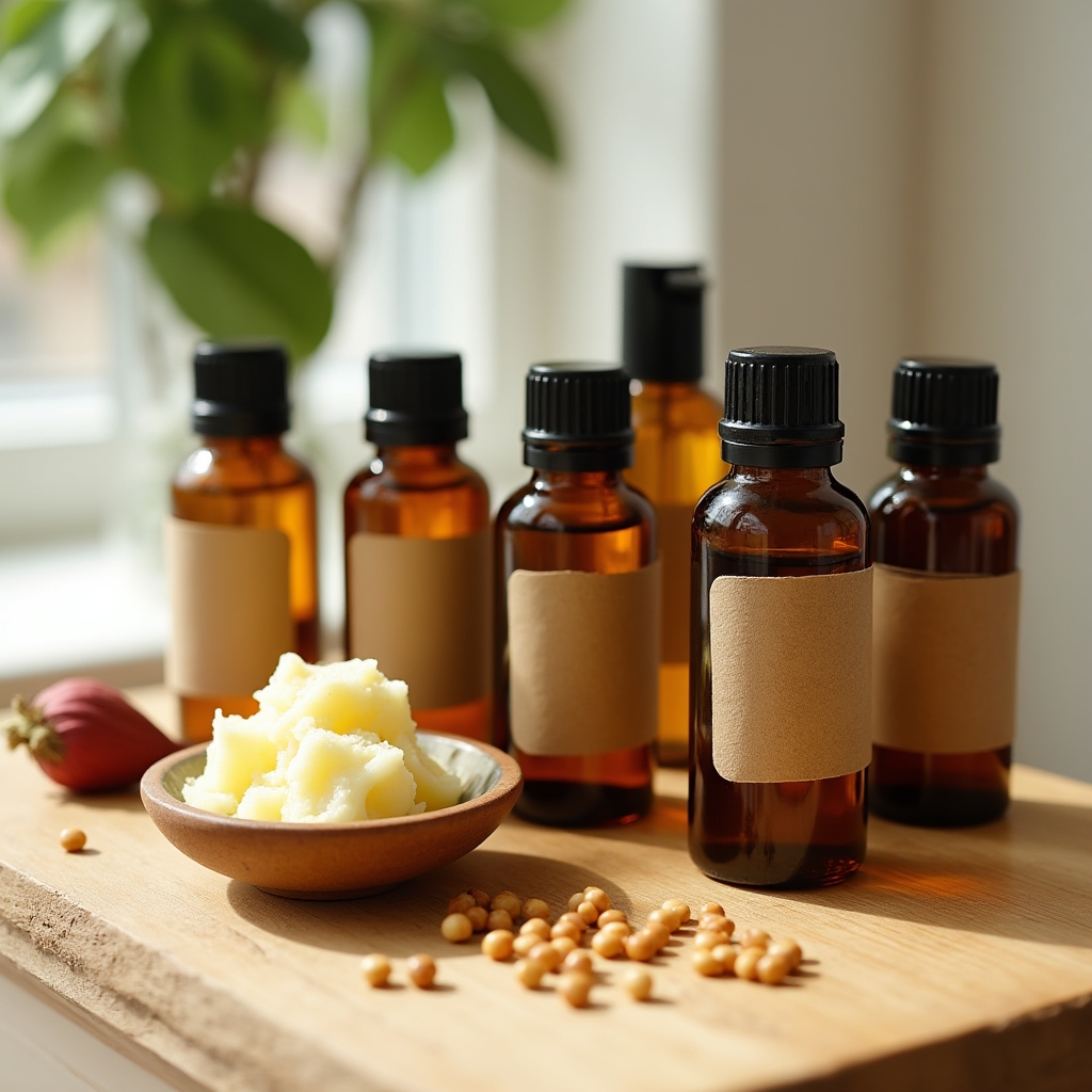 Aceites vegetales naturales y materias primas cosméticas